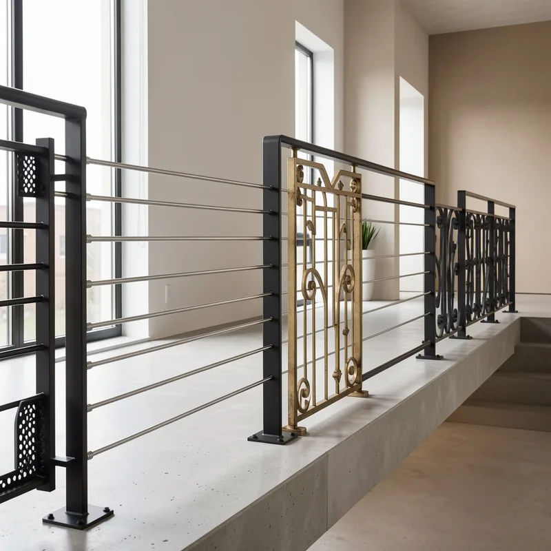 Garde-corps en acier : styles, finitions et règles à respecter